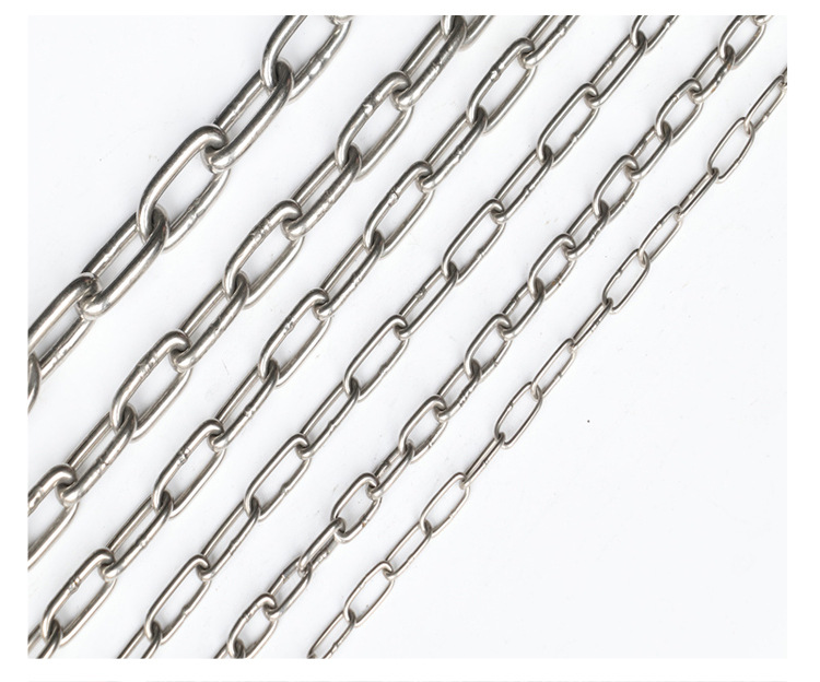 厂家加工定制各种高强度不锈钢工业链条 圆环链条