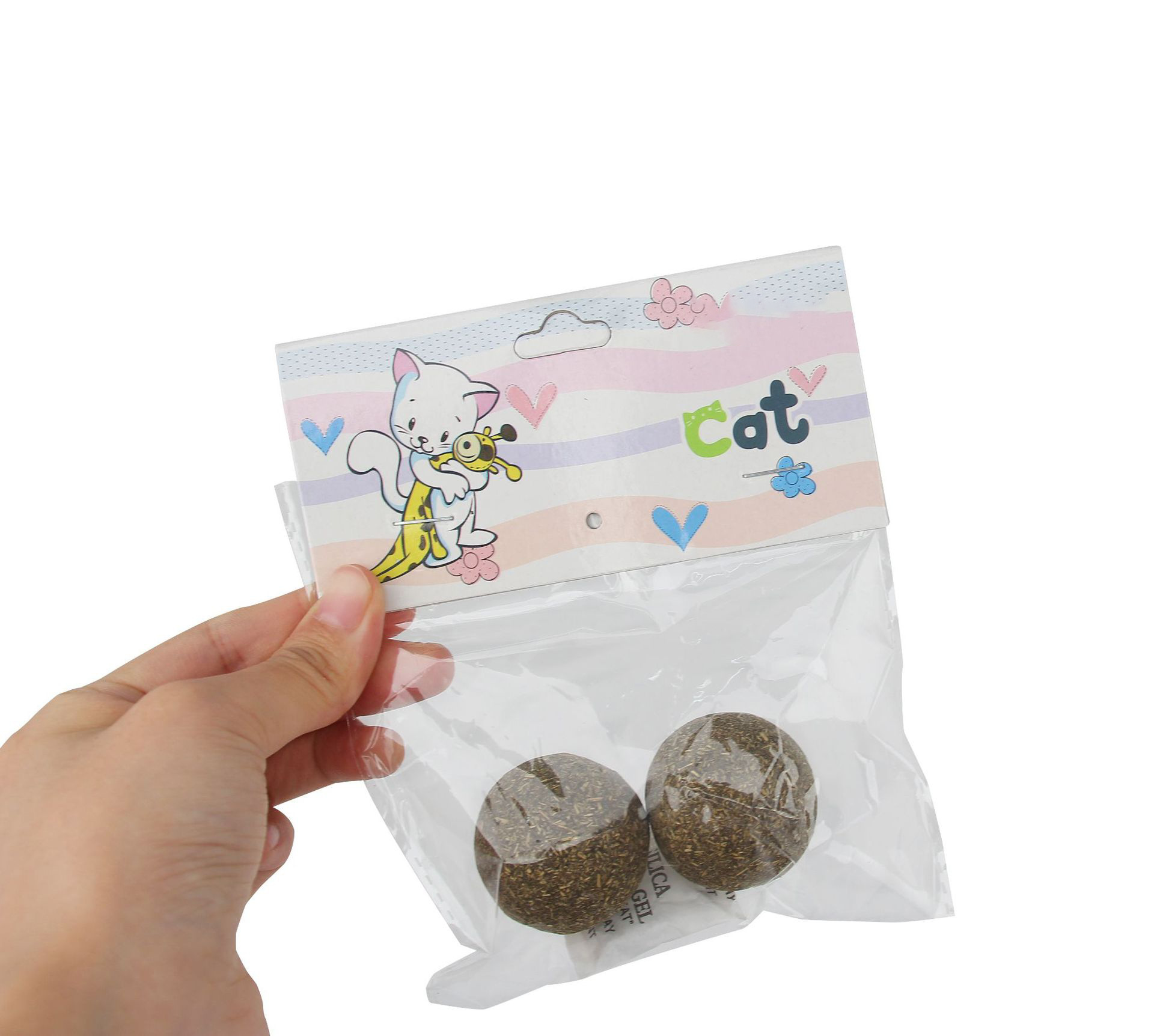 猫薄荷球2件套 宠物用品 猫咪玩具3个尺寸精美包装猫咪 啃咬零食