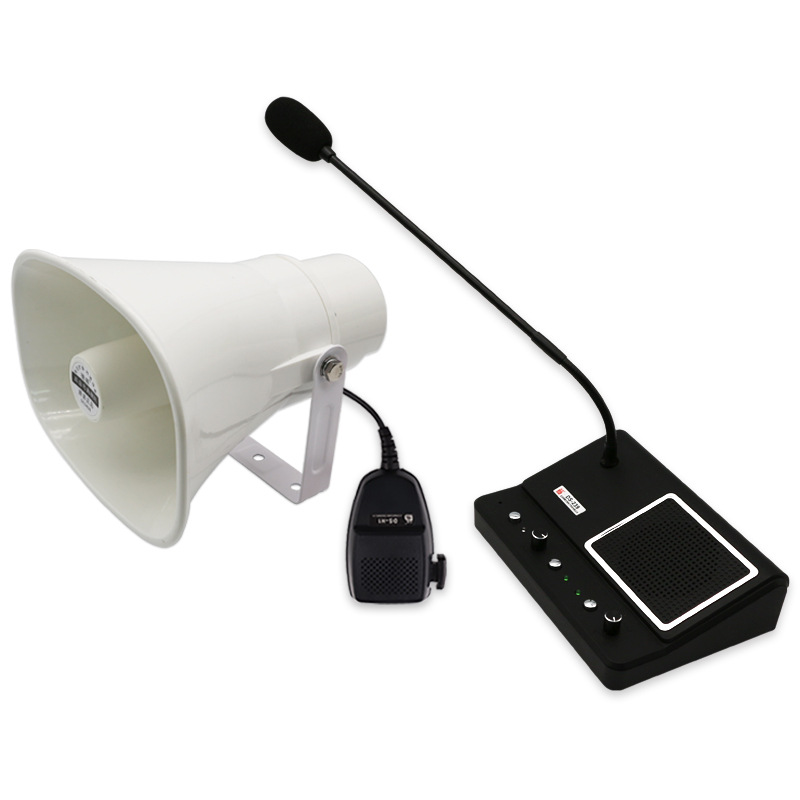 厨房远程双向对讲机 工厂工程对讲系统大功率呼叫喊话器 麦扩音器