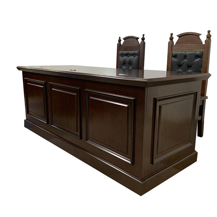 法官桌陪审台审判桌青少年仲裁桌法院学校模拟法庭家具诉讼书记桌