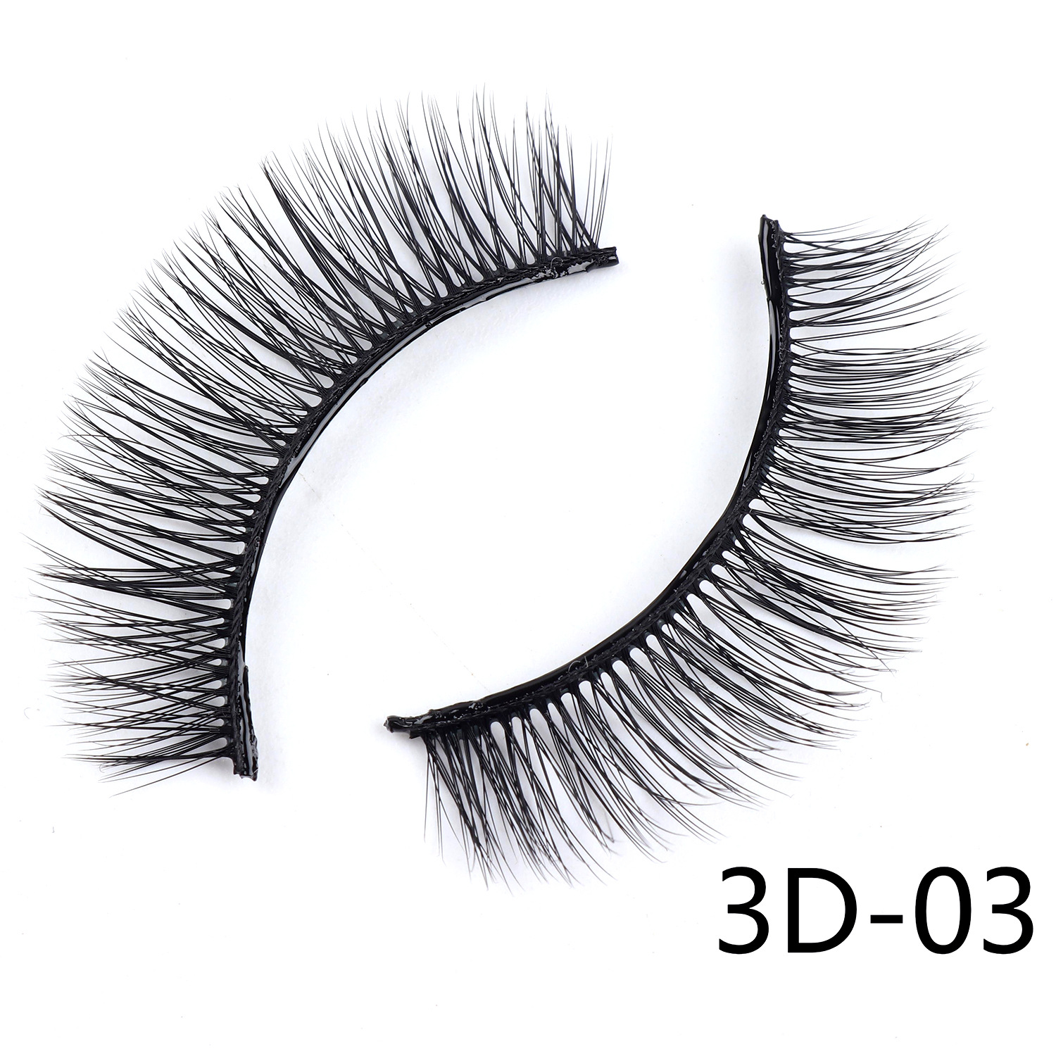 Reusable Glue-Free Self-Adhesive One-Pair Package False Eyelashes Natural Nude Makeup Self-Adhesive Strip Eyelash