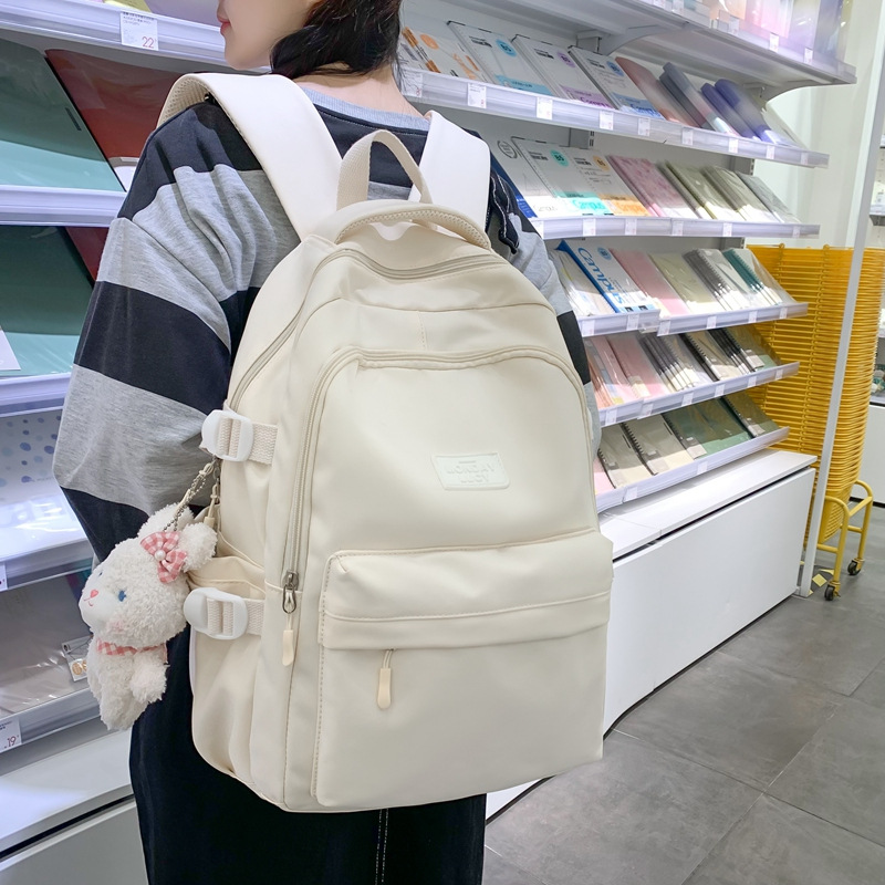 2023 New Xiaoqing New High-Looking Schoolbag Female Junior High School Student Campus Backpack High School and College Student Backpack for Girls