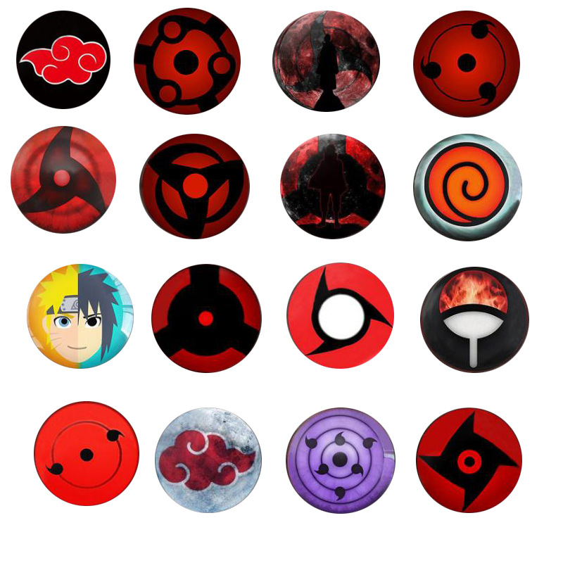 跨境日漫火影忍者男士多层手链 九勾玉轮回 写轮眼 时光宝石手链