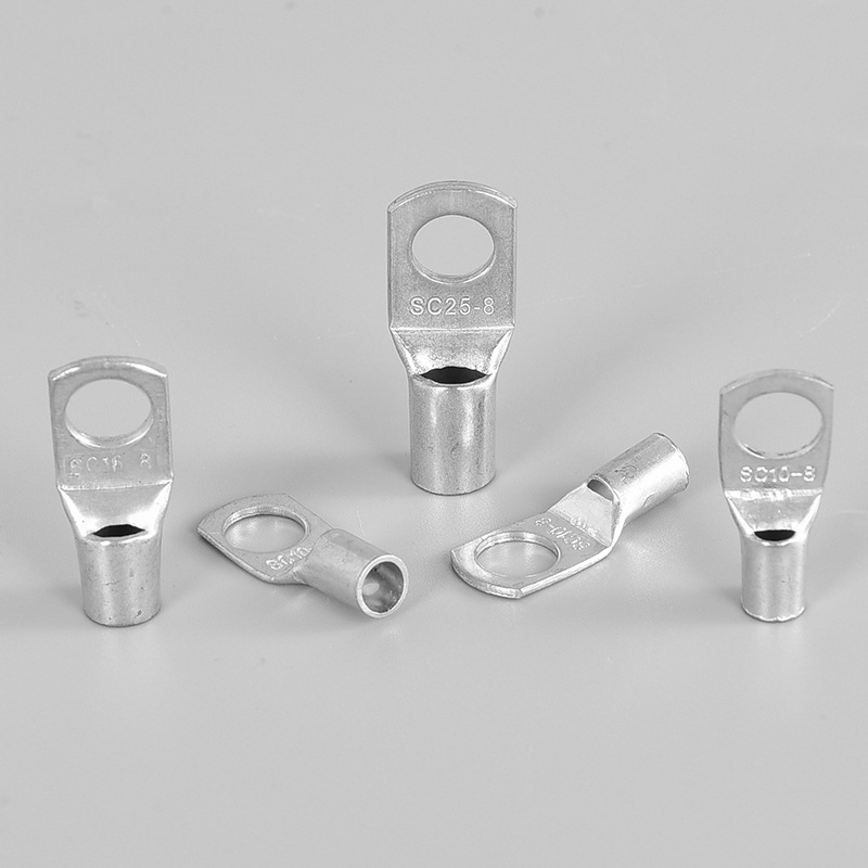 sc铜鼻子 窥口铜接线端子线耳线鼻子 电缆铜管端子