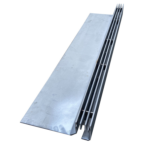 厂家定制304不锈钢线性排水沟盖板 u型下水道201缝隙式排水槽盖板