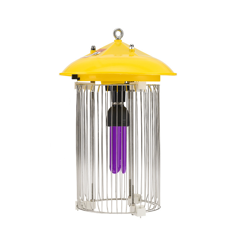 智能鱼塘喂鱼杀虫灯光控雨控黑光灯诱虫灯频振式杀虫灯泡户外养殖