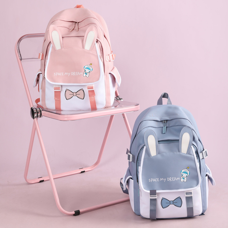 Schoolbag Primary School Student Japanese Ins Sweet Junior Backpack Girl Cartoon Cute Large Capacity Backpack Wholesale