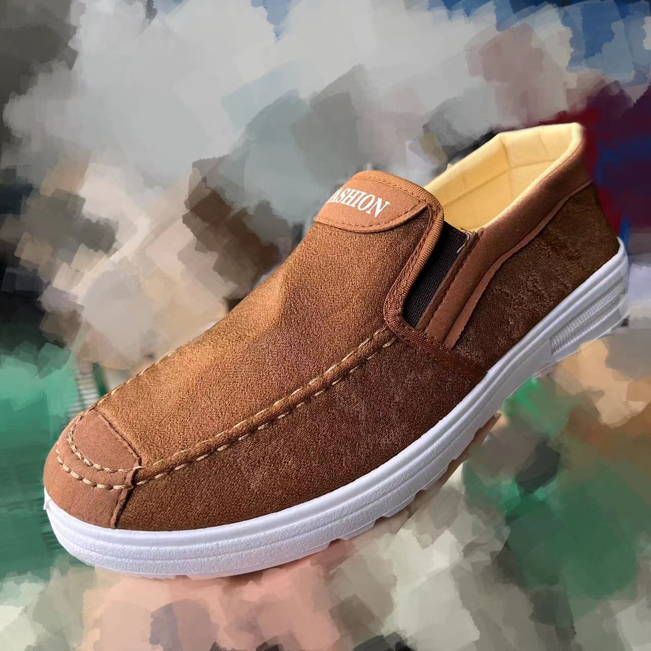 One Piece Dropshipping Spring New Old Beijing Cloth Shoes Breathable Casual Canvas Shoes Fashion Slip-on Lazy Shoes Cloth Shoes