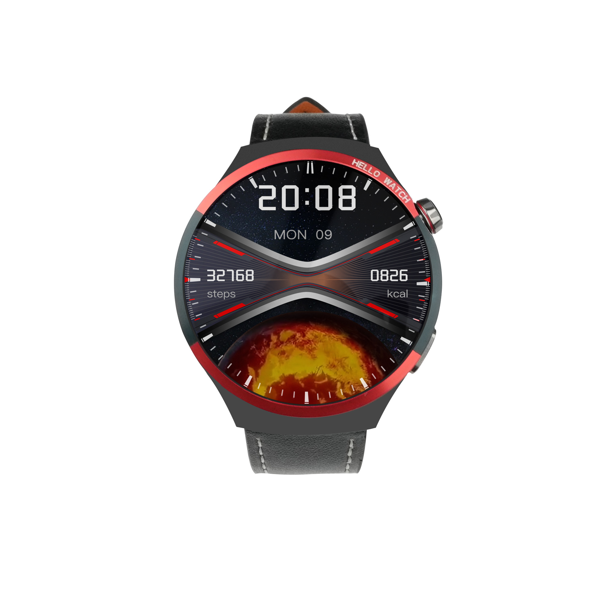 圆盘新款ht13智能手表watch4pro手表蓝牙通话amoled大屏nfc-1gb