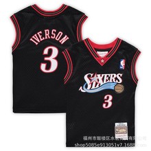 费城 76 人队艾弗森 IVERSON#3 01年版黑色96-97版蓝色摇摆人批发