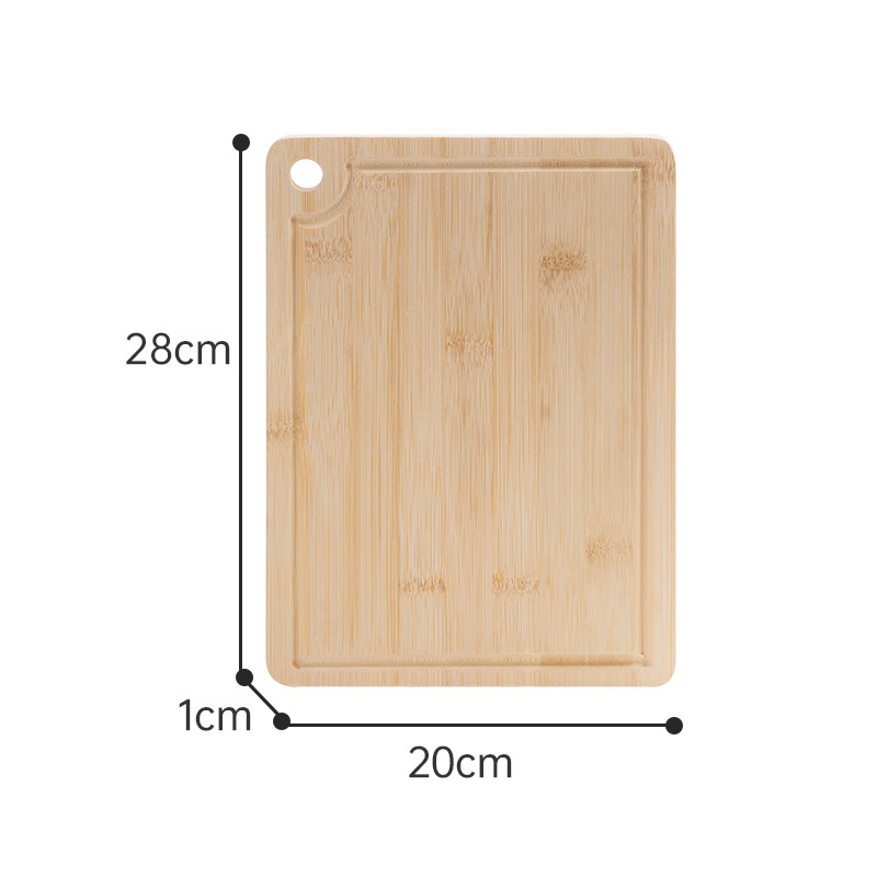 Bamboo Cutting Board Solid Wood Cutting Board Multi-Functional Home Chopping Board Solid Wood Wholesale Defrosting Board Set Cutting Board Small Cutting Board