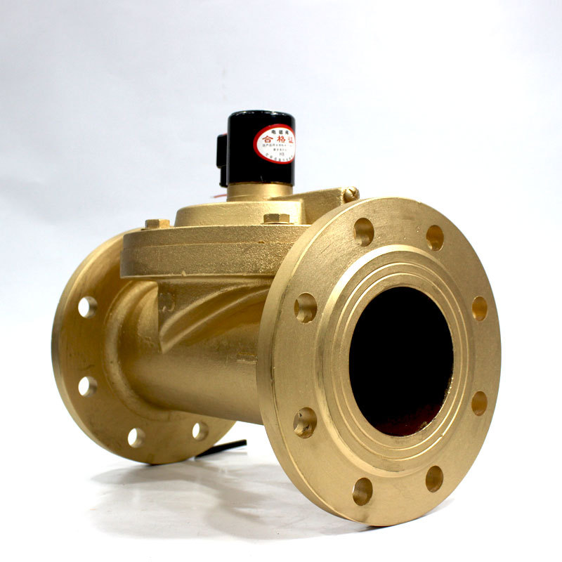 供应铸铁df-80f zcs80f法兰电磁阀 220v/24v常闭式二通式电磁阀