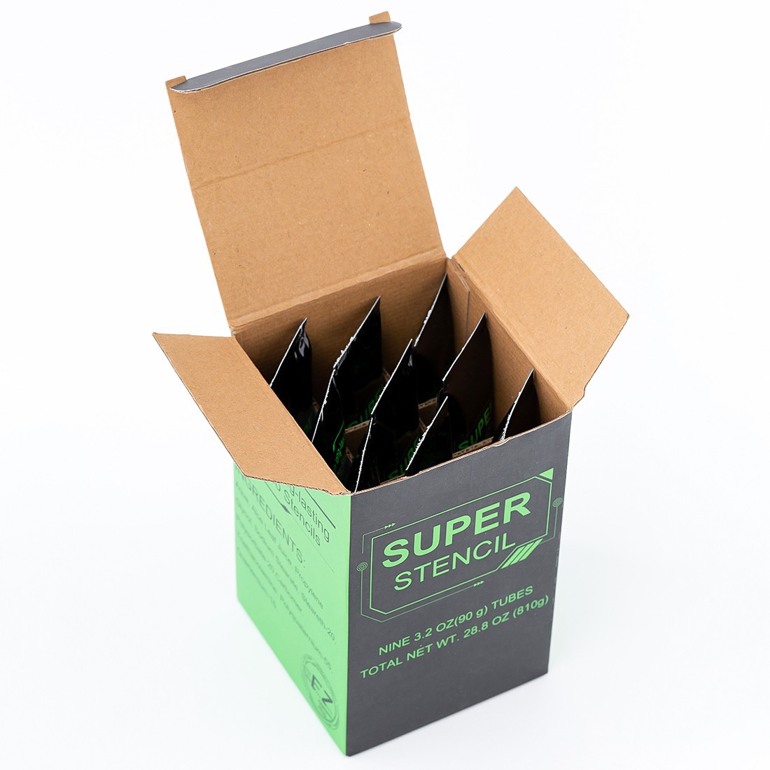 ez新款纹身牙膏转印啫喱 纯植物 转印膏 转印清晰耐擦 90克/支