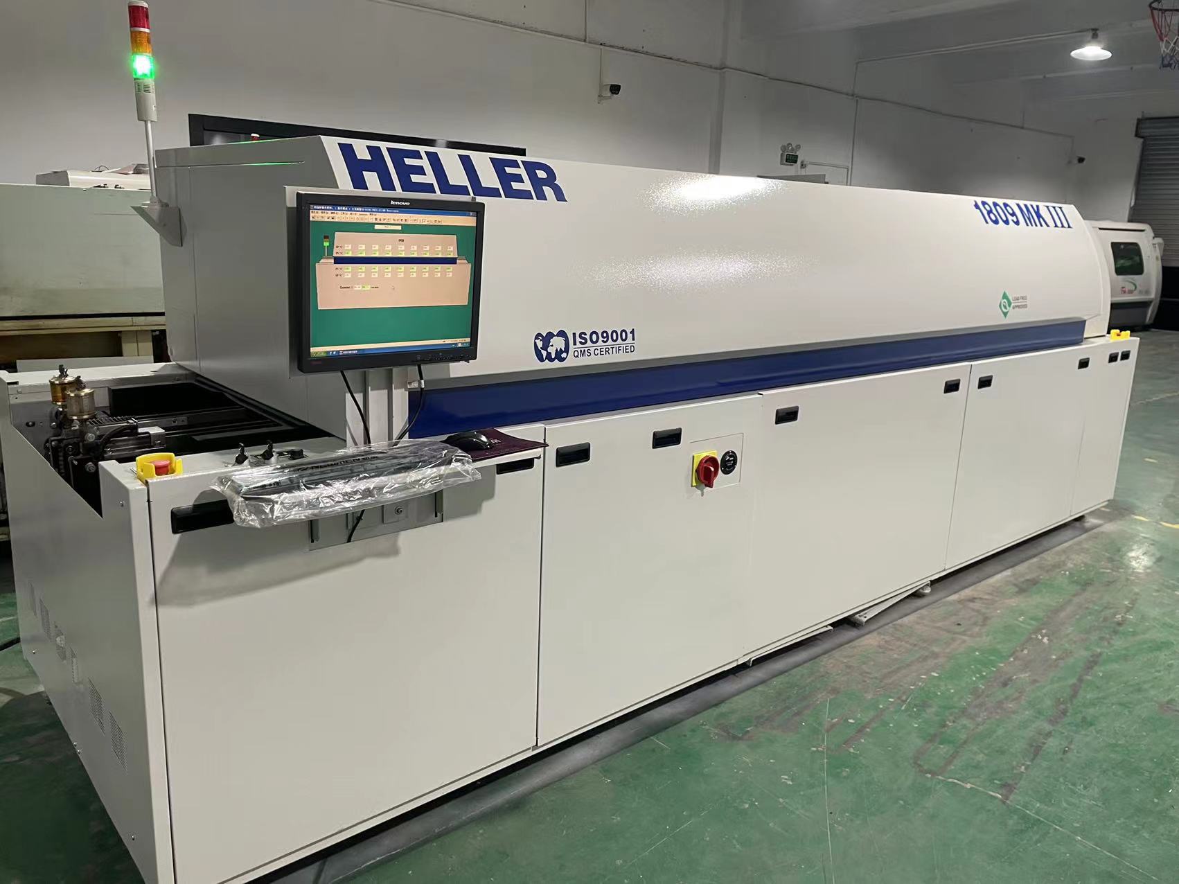 二手smt回流焊炉 heller1809mkiii九温区回流焊炉