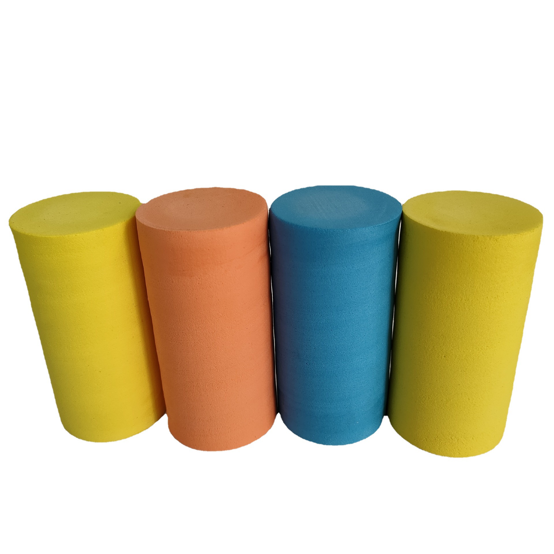 eva彩色柱子 38度高密度eva板材棒子 大小尺寸按需求来制做