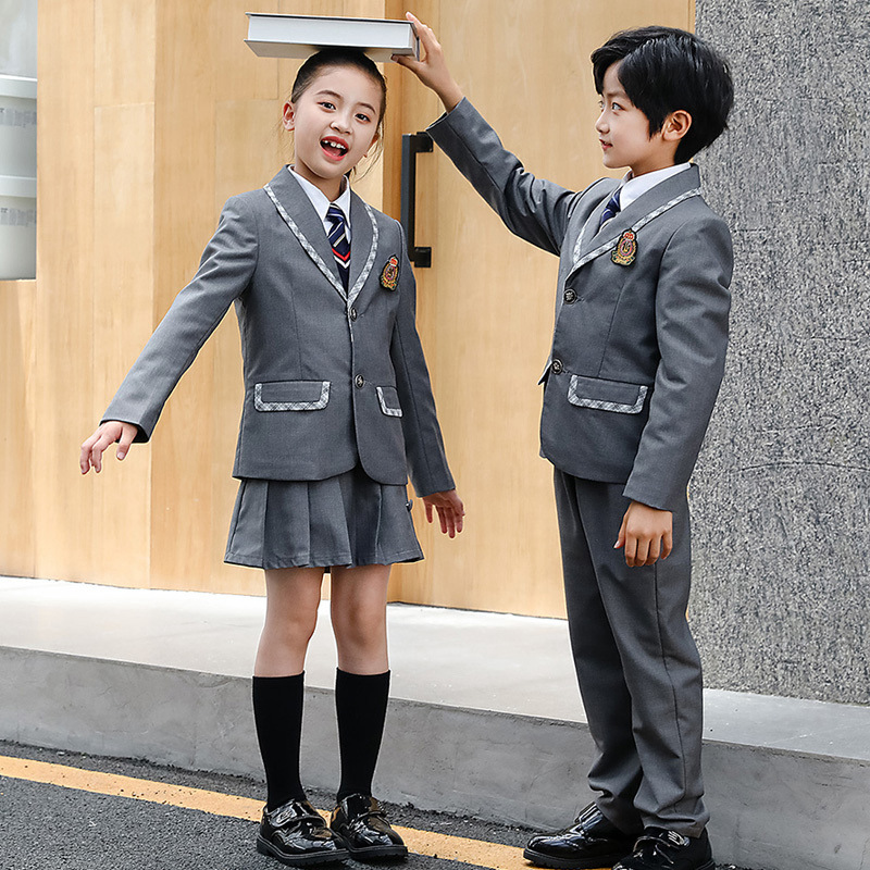 幼儿园英伦风园服中小学生春秋新款校服套装儿童礼服西装班服礼服