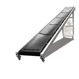 小型防滑输送机传送带上料机流水线折叠升降可移动装卸车电动轻便