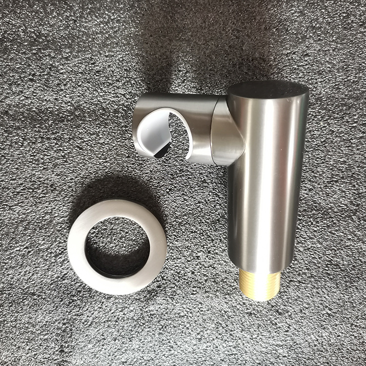 全铜花洒底座方形固定座淋雨顶喷喷头花洒软管可旋转可调节小支架