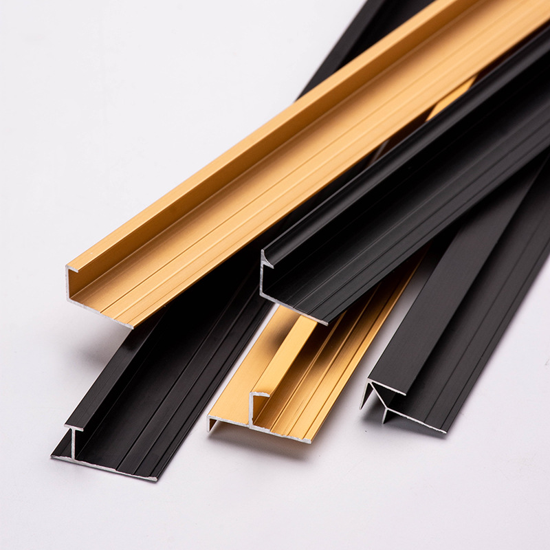 5厘/8厘木饰面背景护墙板收边条集成工字收口条铝合金墙板料金属