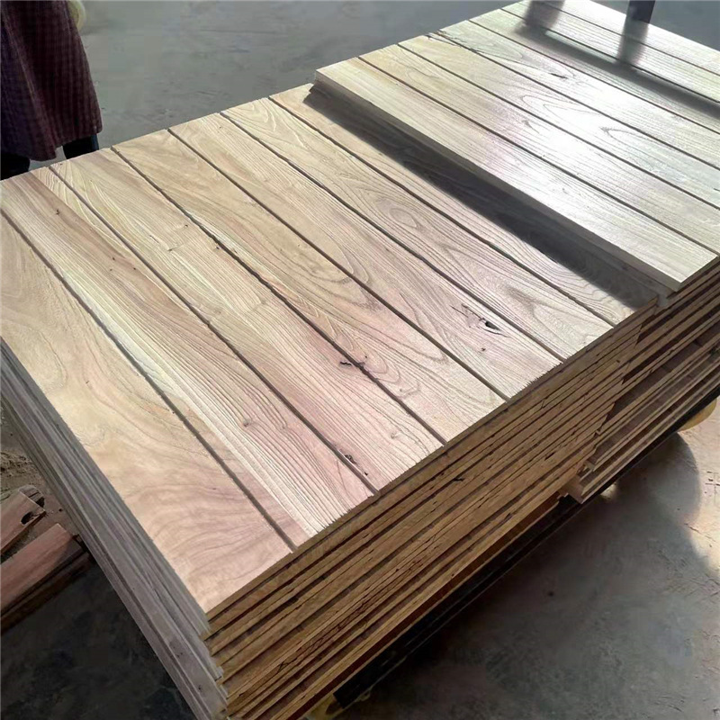 民宿装修板材老榆木板木蜡板楼梯踏步板做旧仿古板材风化老门板