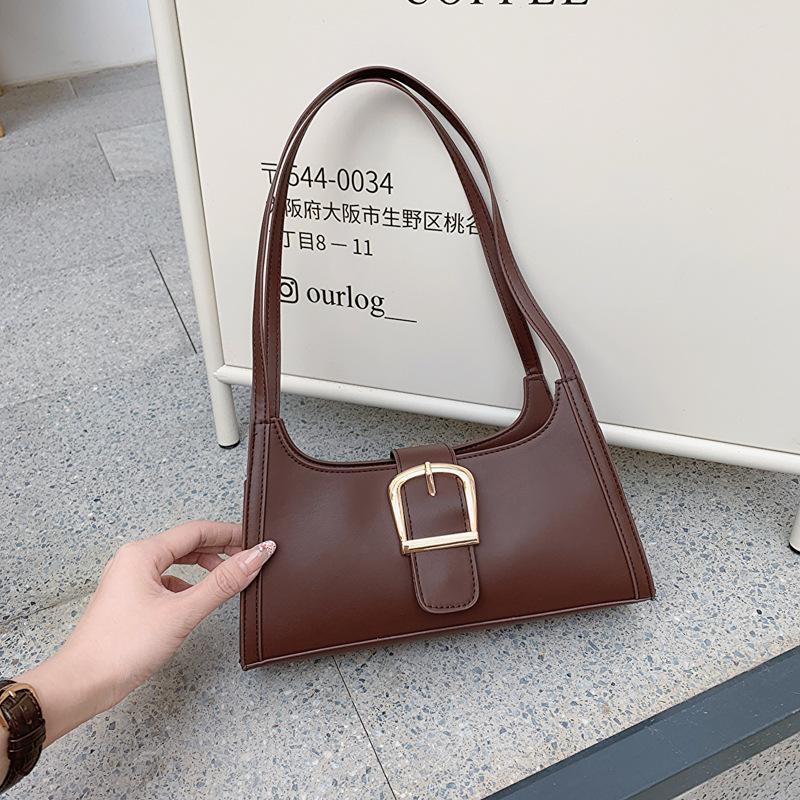 Fashion Simple Underarm Bag Casual Trend Shoulder Bag 2023 Summer New Bag Women's Solid Color Hand Bag Women's Bag