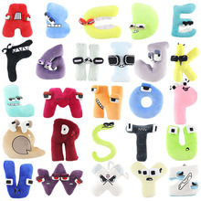 alphabet Lore字母传说毛绒玩具积木公仔 儿童启蒙教育玩偶公仔