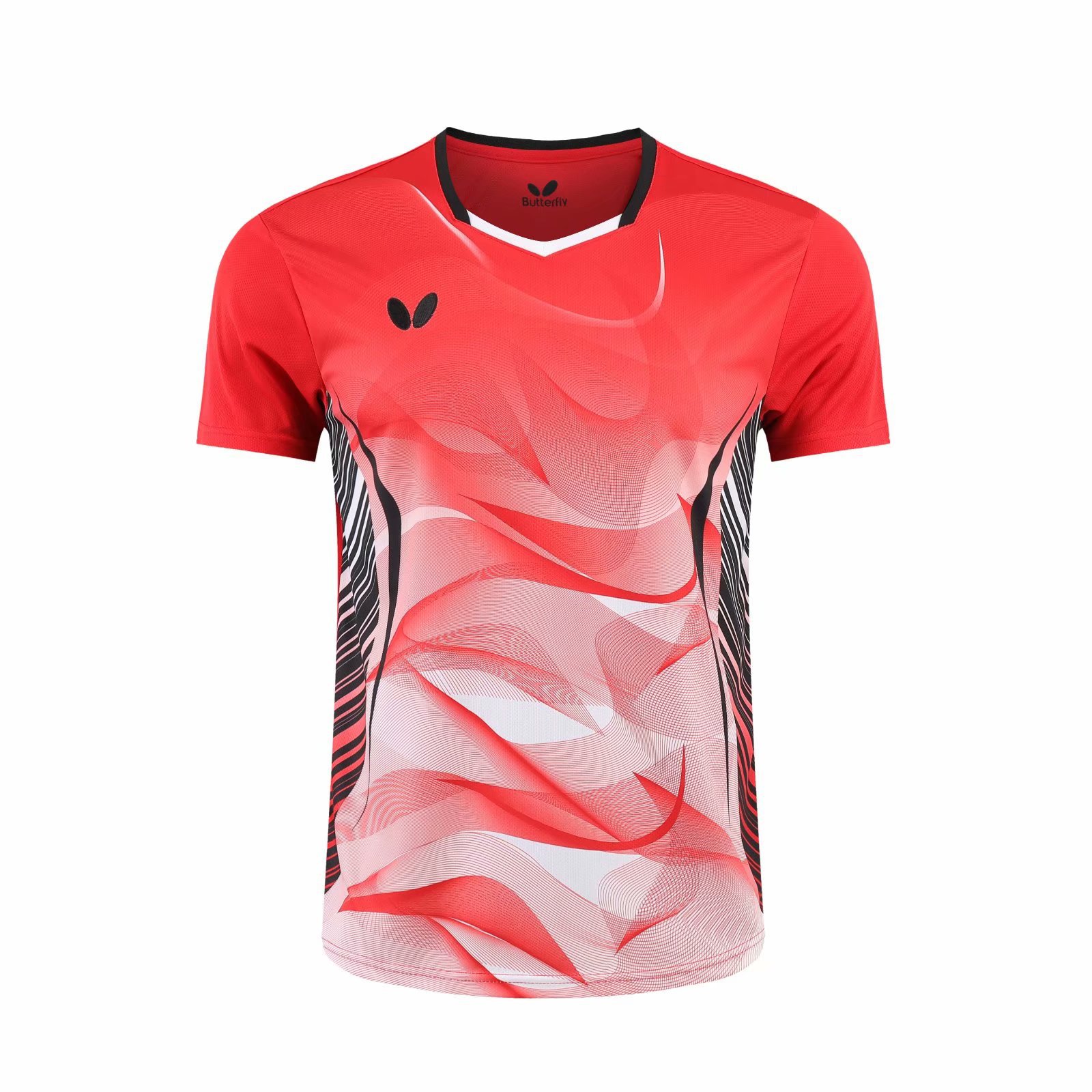 2021新款吸汗速干蝴乒乓球服装男女装儿童短袖乒乓球运动服批发