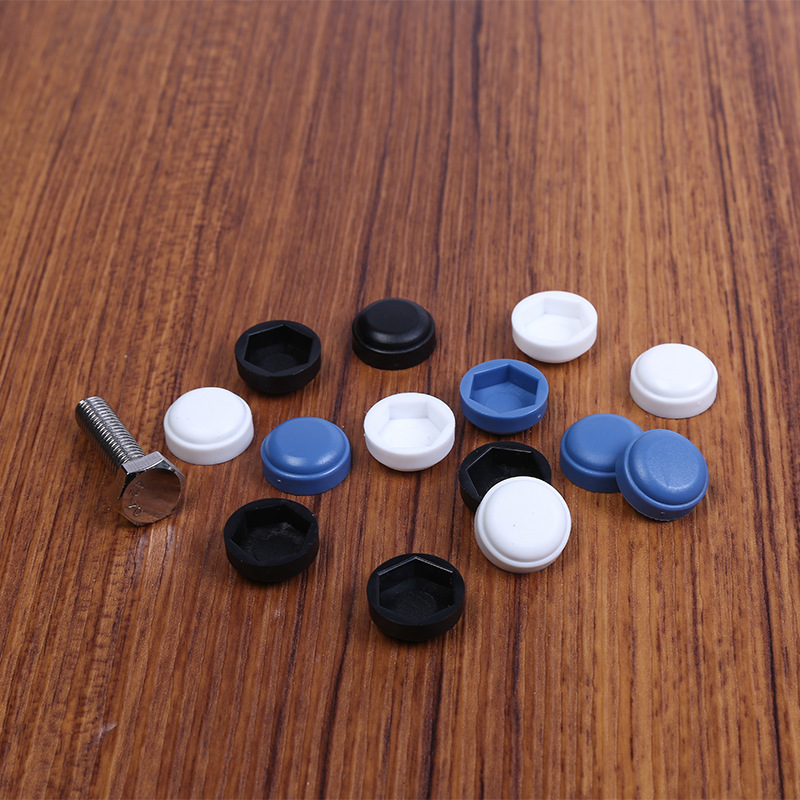 m8外六角螺丝盖帽防尘装饰盖圆头塑料家具螺母保护帽螺丝螺帽盖