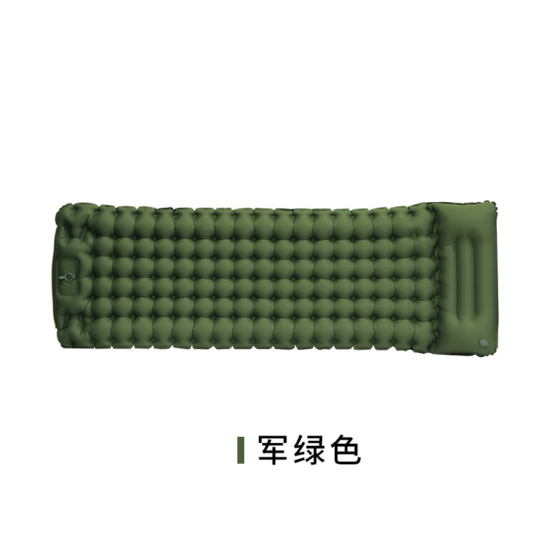 Outdoor Airbed Mat Outdoor Camping Inflatable Mattress 40D Nylon Coated TPU Airbed Factory Supply