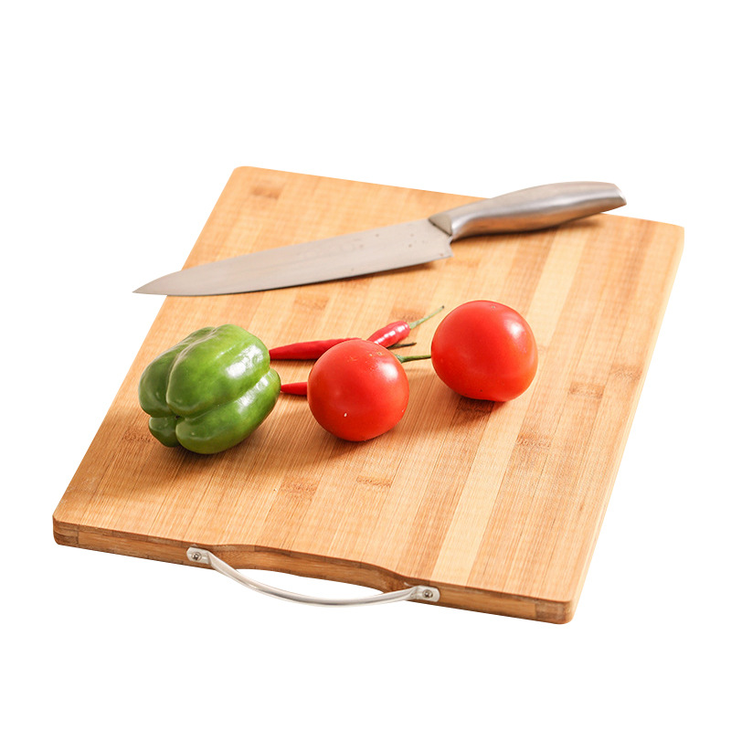 Bamboo Cutting Board Hotel Cutting Board Household Unfreezing Cutting Board Square Carbonized Bamboo Chopping Board Bamboo Wood round Dishboard Fruit Tray