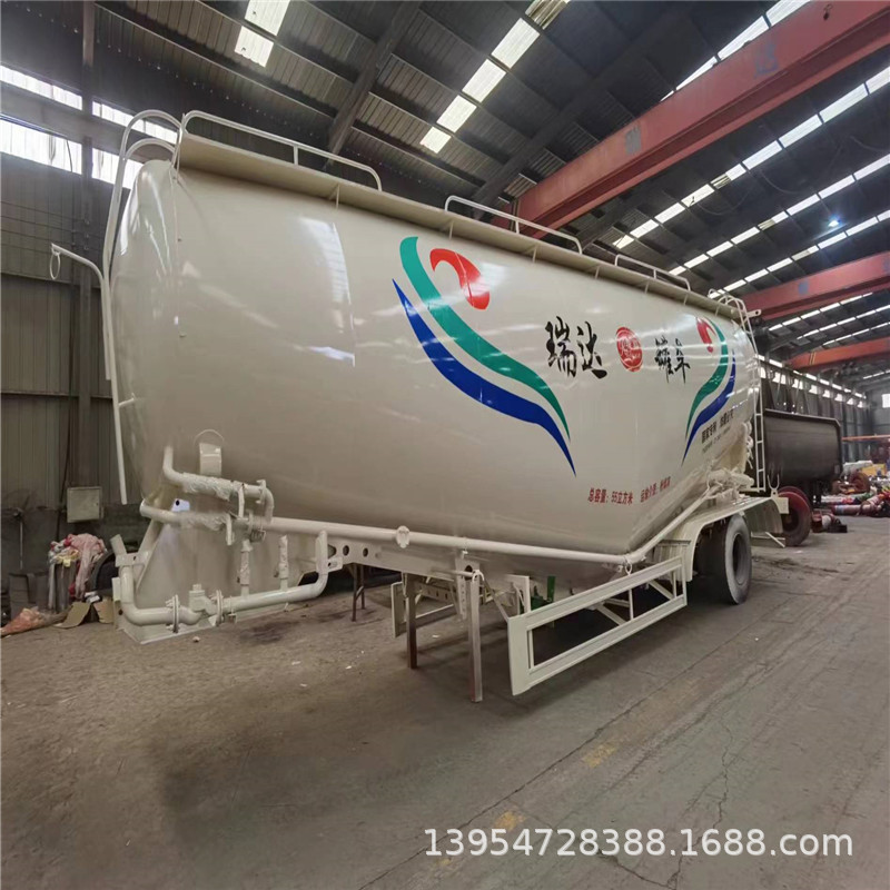 粉粒式物料运输车 42立方散装水泥罐车 罐体容量40立方 45立方