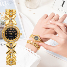 时尚潮流女士时装表 欧式流行典雅石英手表女水钻手链带腕表 5776