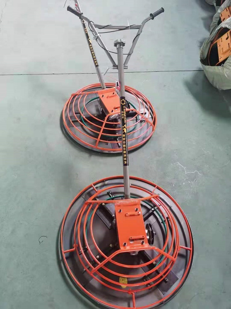 现货水泥路面抹光机手扶大马力泥砂浆磨平机90型1米型大盘抹平机