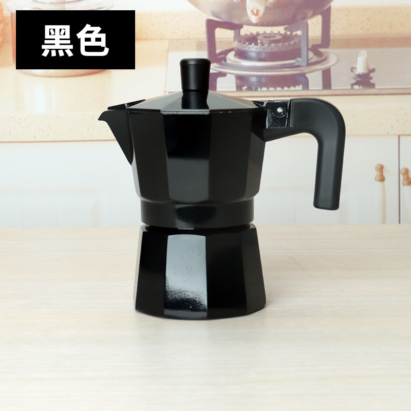 Double Valve Moka Pot Double Valve Three-Generation Valve Coffee Pot Espresso Coffee Machine Household Coffee Percolator Coffee Appliance