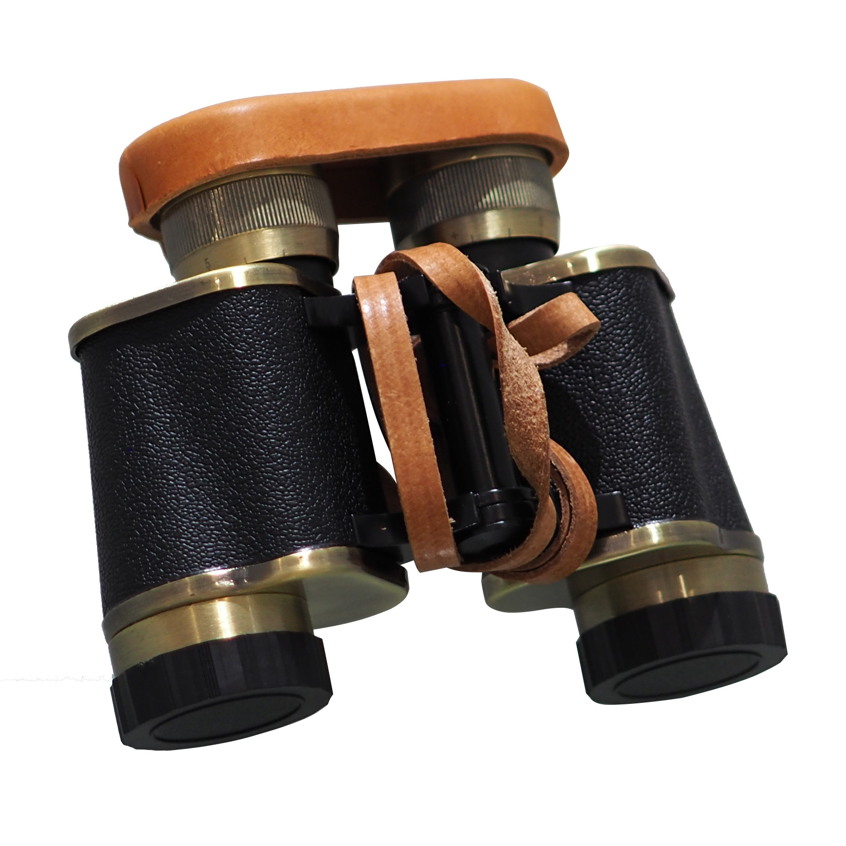 62式铜双筒望远镜高倍高清8x30微光夜视带坐标测距298工厂望远镜