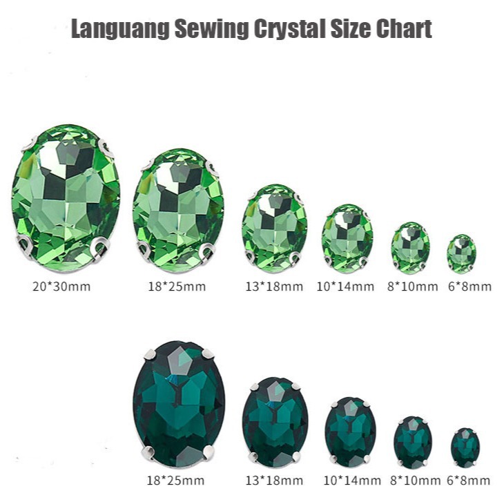 Cross-Border Crystal Rhinestone DIY Accessories Stainless Steel Base Support Egg-Shaped D Claw Hand Sewing Glass Diamond Crystal Manicure Jewelry Mixed