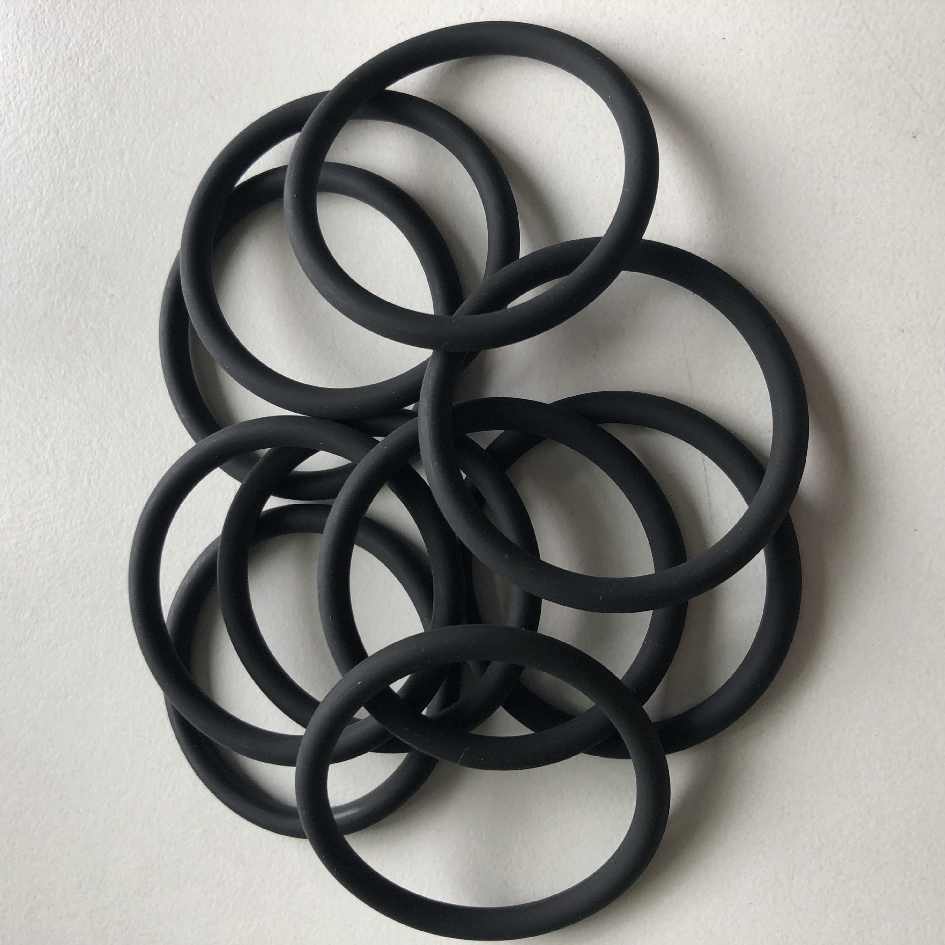 直供宁波 fkm水磨橡胶0型圈 nbr epdm cr 橡胶密封圈 38*4