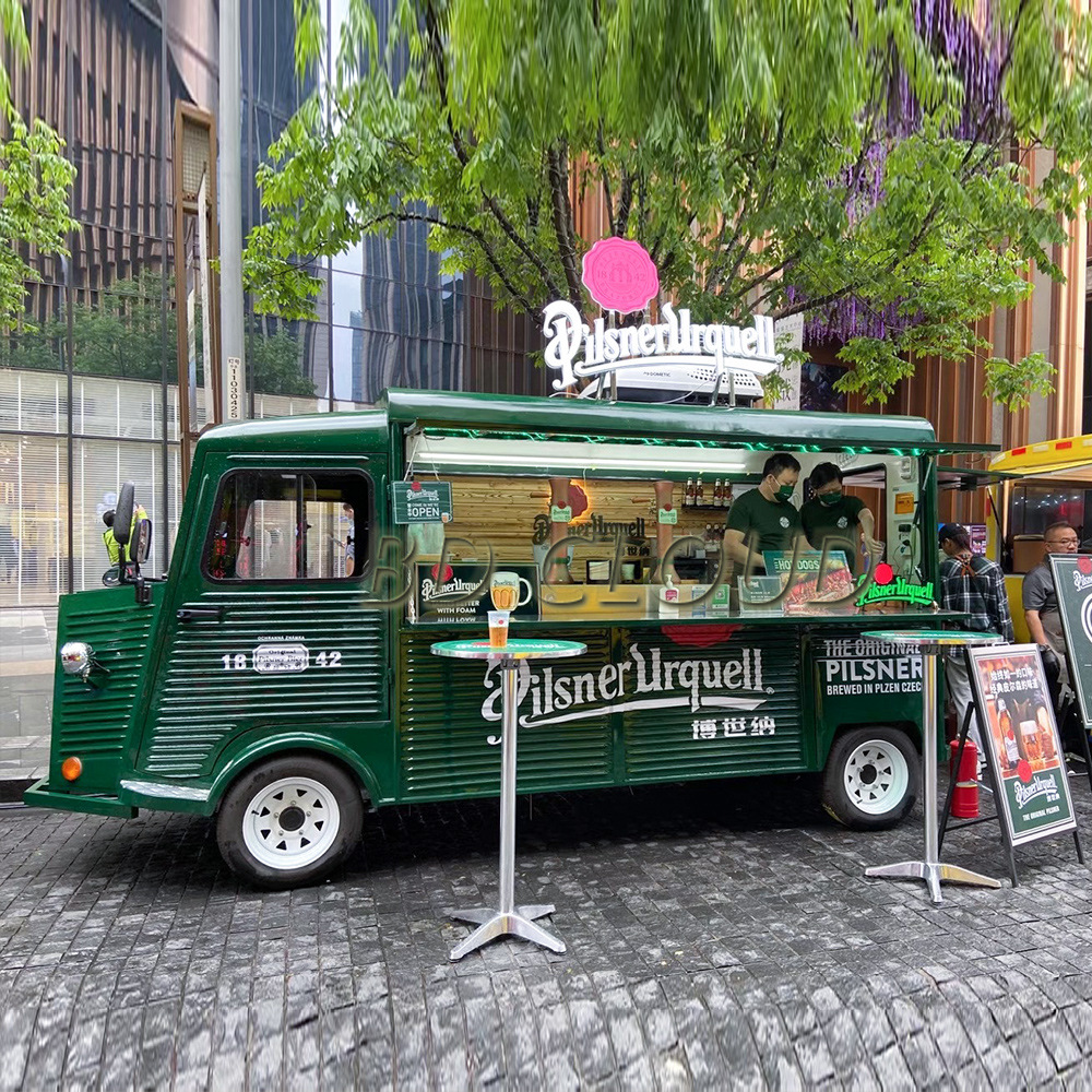 定制摆摊车多功能餐车移动餐车商业街营地景区咖啡饮品车