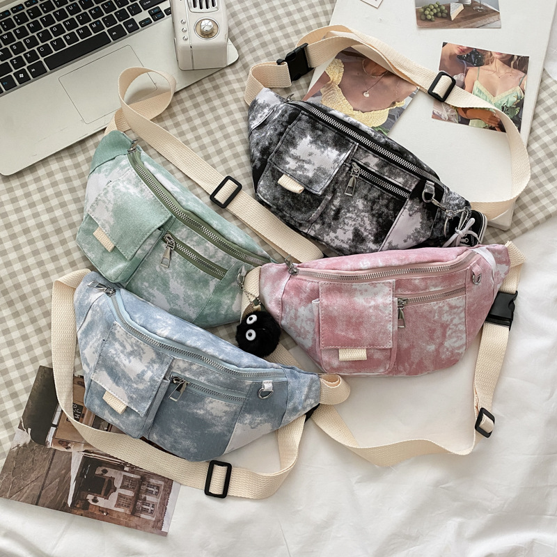 Small Fresh Waist Bag Small Bag Women's Bag 2021 Casual Fashion Simple Blooming This Year's Popular Autumn and Winter Shoulder Bag
