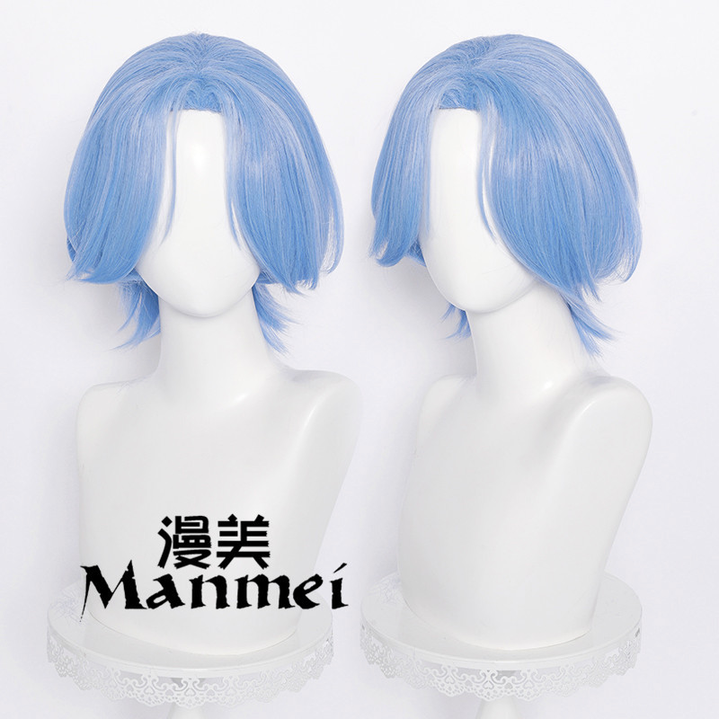 sk∞ sk无限 滑板 兰雅 驰河兰加 cos假发 发尾反翘倒毛刘海