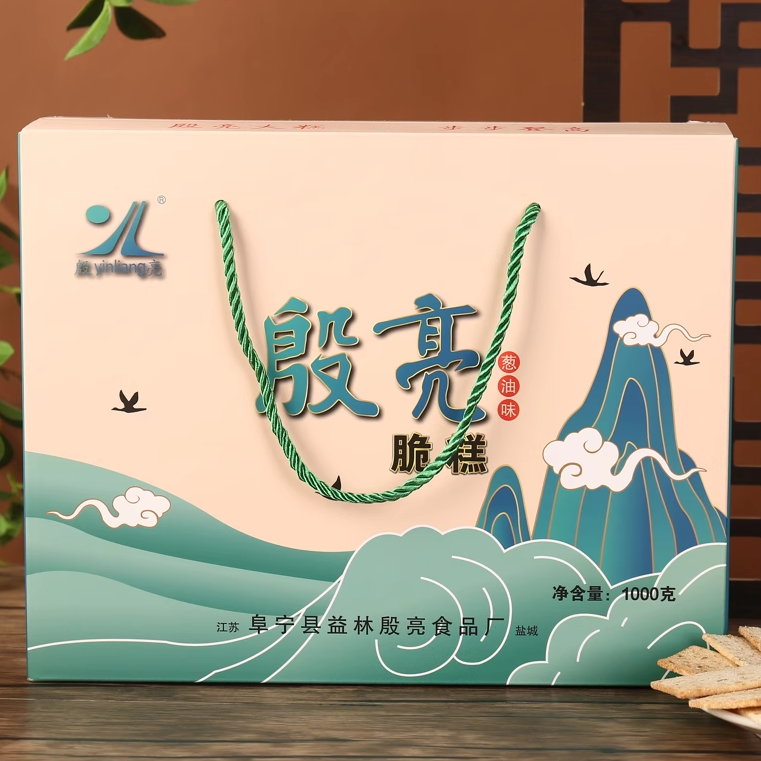 阜宁特产脆糕500g葱油味油炸云片玉带糕江苏盐城特产传统糕点