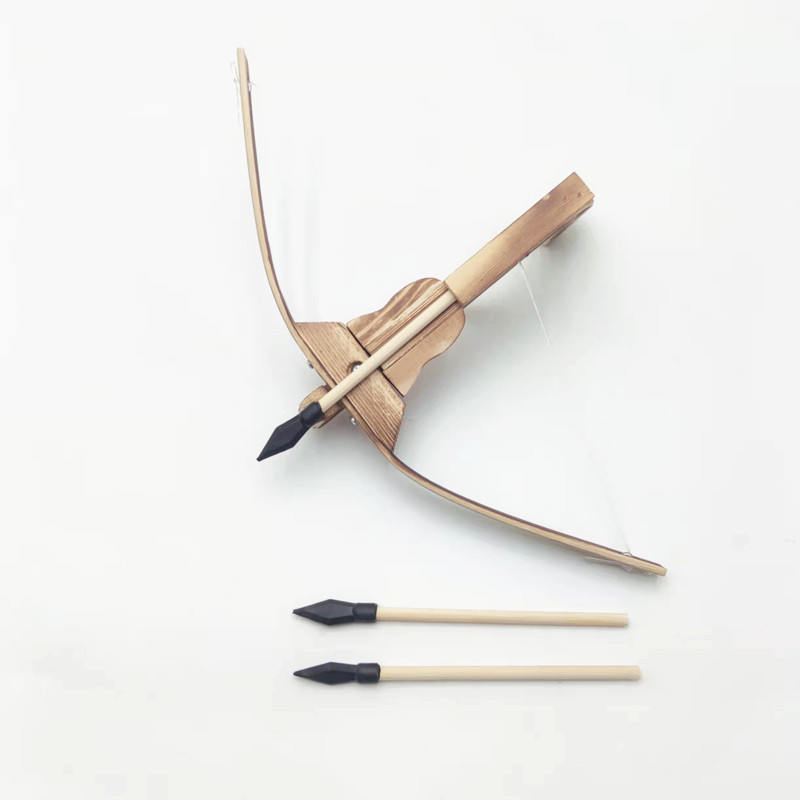 厂家直销 儿童手枪玩具弩 松木制木弩 十字弩 枪弩模型 无杀伤力