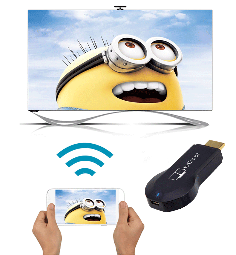 跨境miracastdongle投屏器1080phdtvwifi同屏器手机无线投屏器