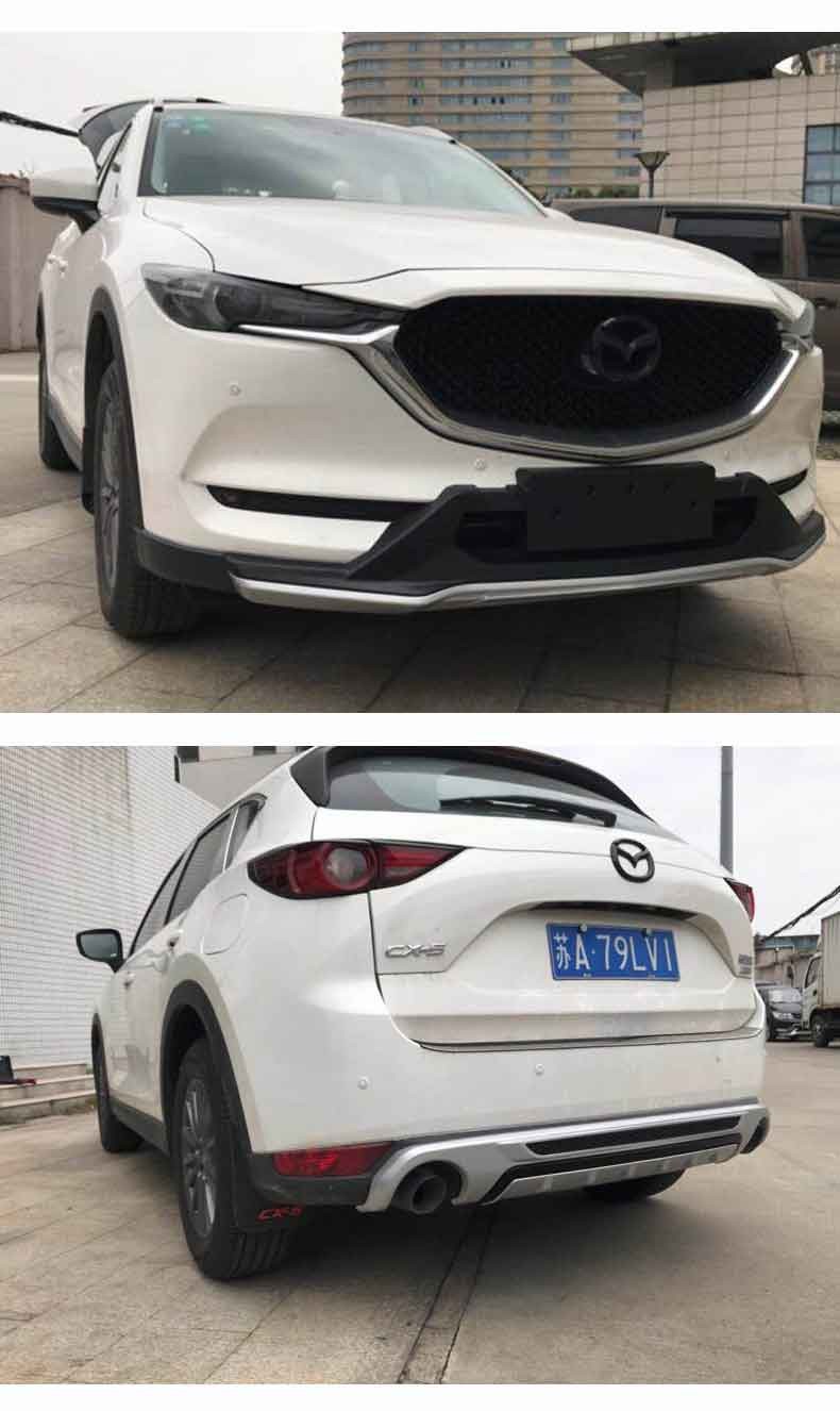 适用于马自达cx-5前后杠 cx5前后保险杠 改装前后护杠 前杠后杠