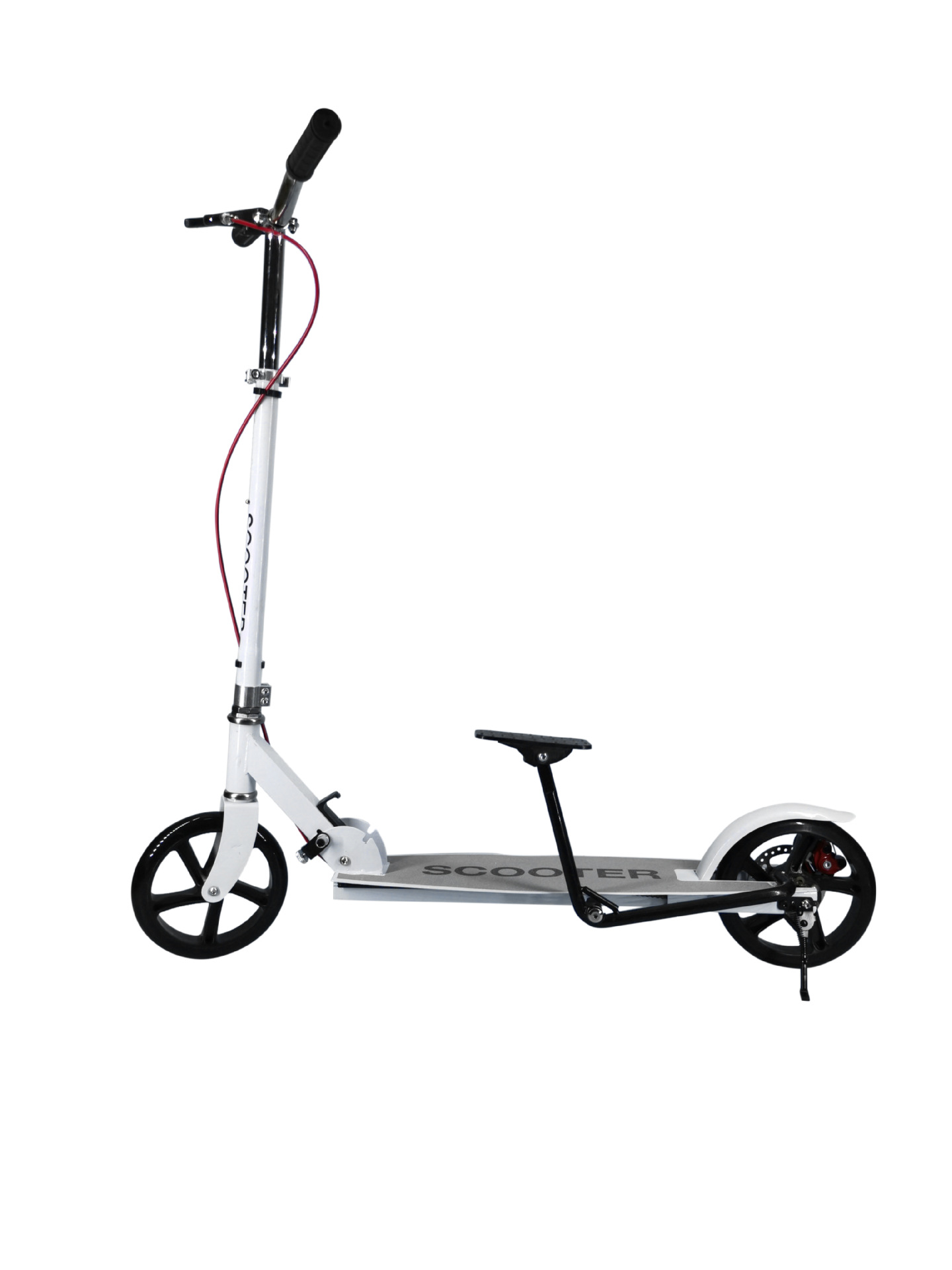 新款成人滑板车两轮城市上班代步车脚踏便携可折叠大轮踏板车