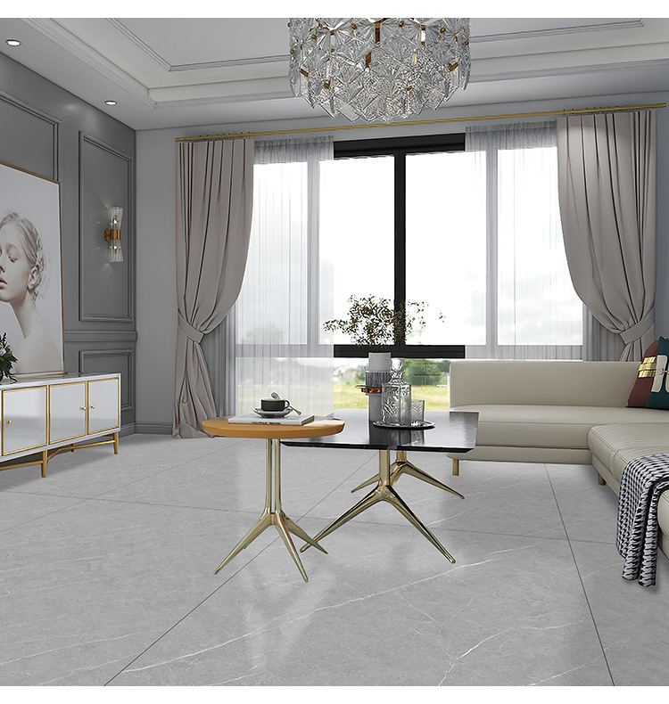 通体全瓷仿古砖900x1800客厅大板背景墙瓷砖灰色地砖微水泥地板砖