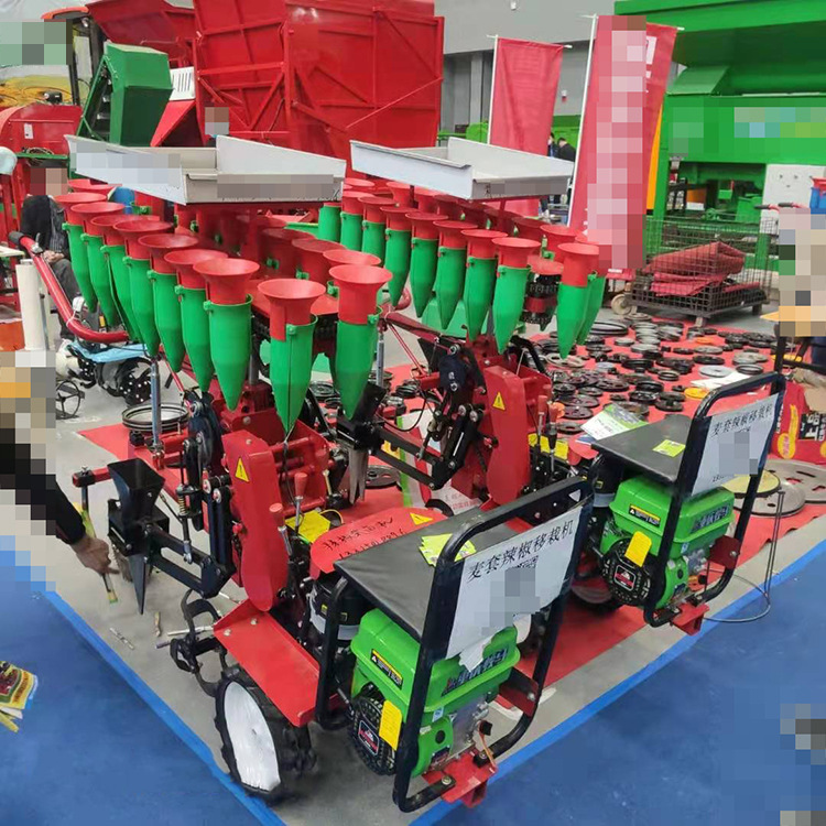 辣椒移栽机 拖拉机后置辣椒移栽机 红薯苗辣椒苗移栽机