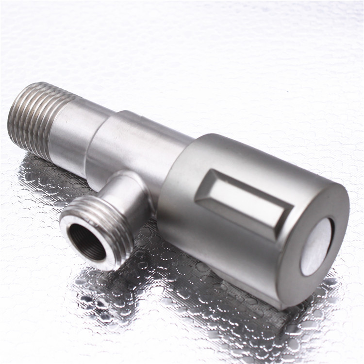 201不锈钢电镀三角阀 马桶热水器软管冷热进水三角阀 厂家批发