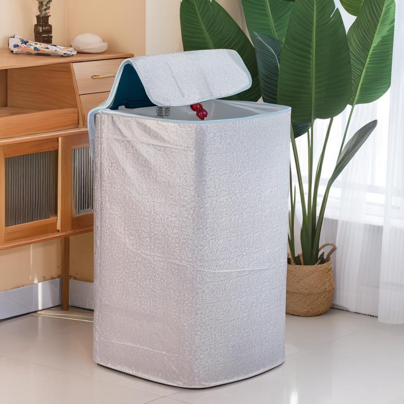 铝膜洗衣机套罩防水防晒防尘防油烟盖布海尔小天鹅美的松下-阿里巴巴