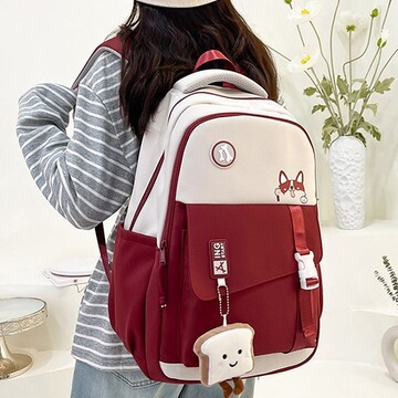 高颜值ins初中生大容量背包可爱书包女小学生三到五六年级双肩包